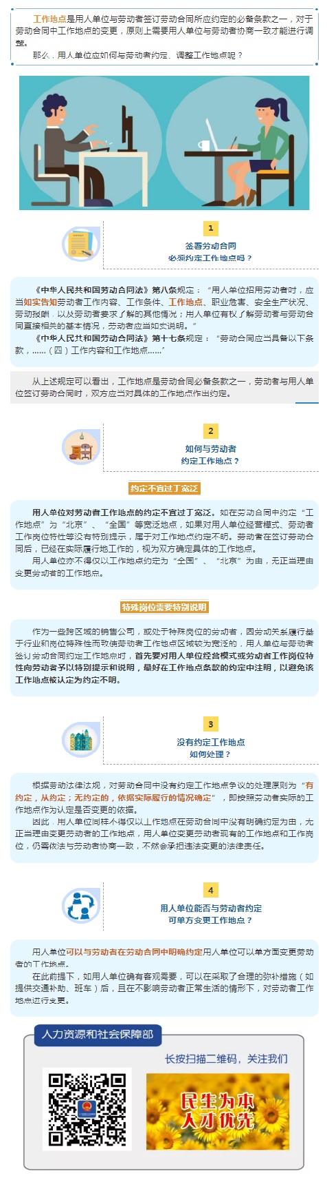 與勞動者約定工作地點(diǎn)，這4個(gè)問題必須注意?。ㄉ蟼鳎?jpg
